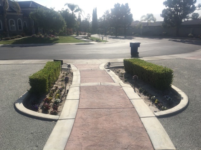 Landscape project — front yard transformation